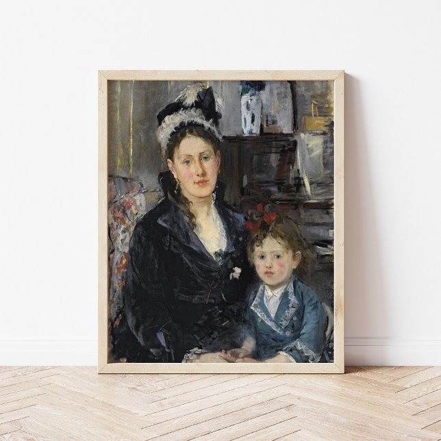 Affiche Mme Boursier et sa fille | Berthe Morisot (Créateur téléchargé)