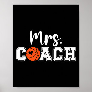 Affiche Mme Coach Sketll Coach Femme D'un Coach Sketll