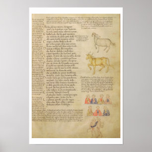 Affiche Mme Italien 87 fol.171 Page illustrant l'astrologi