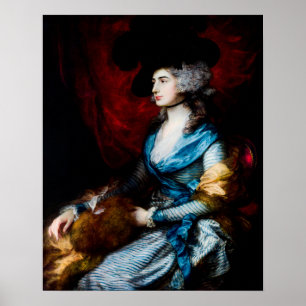 Affiche Mme Siddons de Thomas Gainsborough