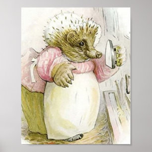 Affiche Mme Tiggywinkle Beatrix Potter