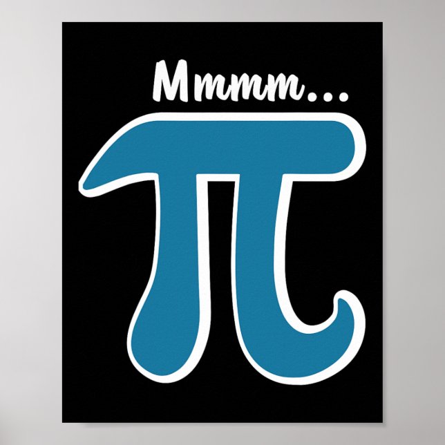 Affiche Mmm Pi Mmm Pie Chemise Pi Jour S 2025 Math Pun (Devant)