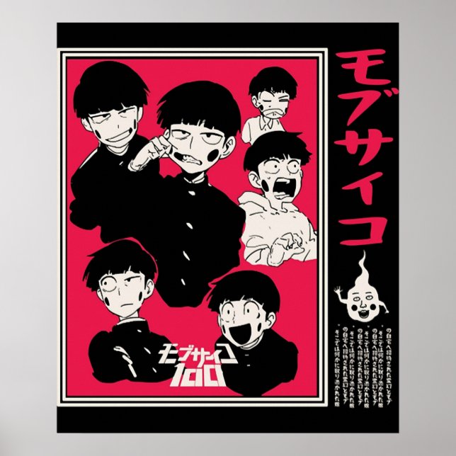 Affiche Mob Psycho 100 Anime et manga (Devant)