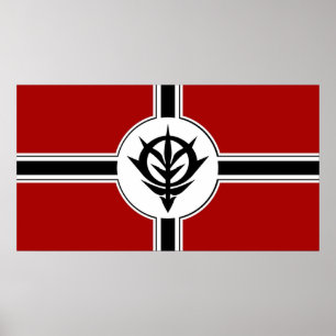 Affiche Mobile Suit Gundam Principauté de Zeon