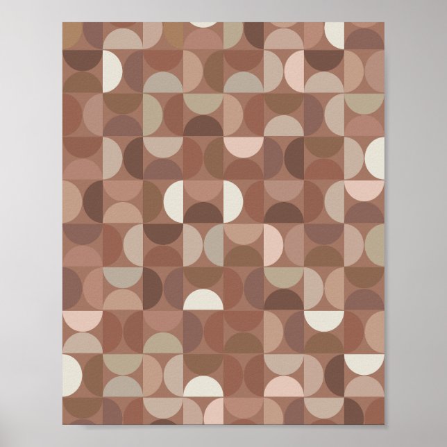 Affiche Mocha Mousse Moderne (Devant)