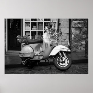 Affiche Mod vintage scooter