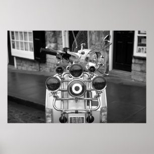 Affiche Mod vintage scooter