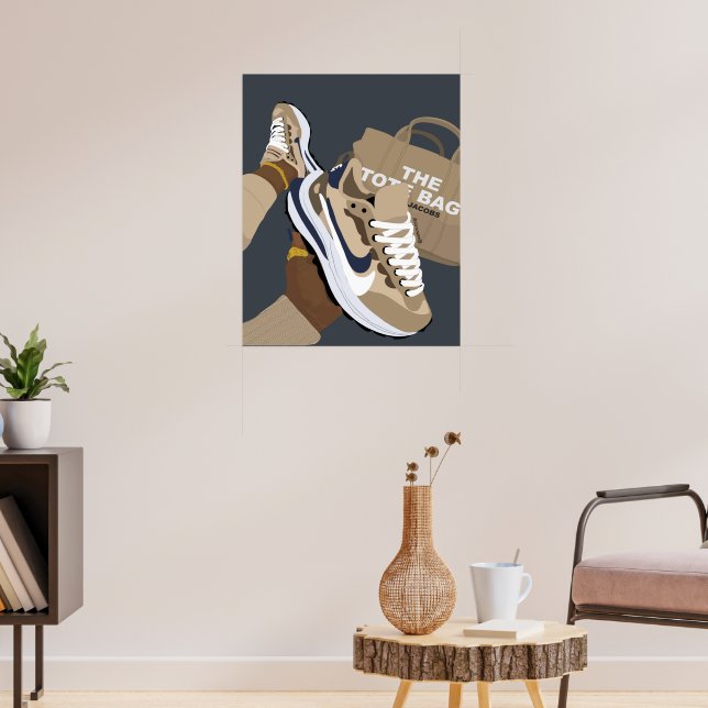 Affiche Mode basket Art numérique (Salon 3)