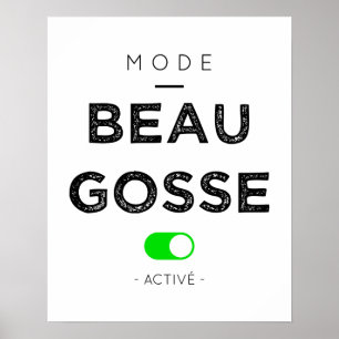 Affiche Mode beau gosse