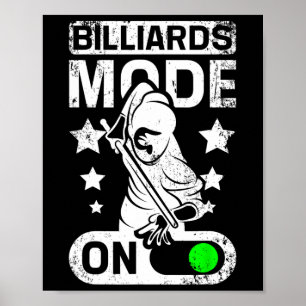 Affiche Mode Billard activé