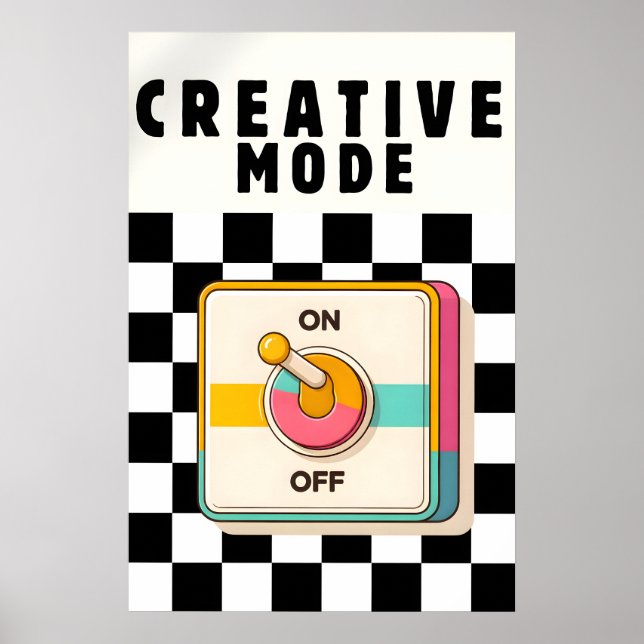 Affiche Mode Créatif, Impression d'art Pop Rétro S (Devant)