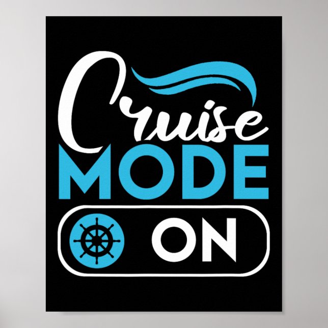 Affiche Mode Croisière Sur Traversier Croisière Voyage En  (Devant)