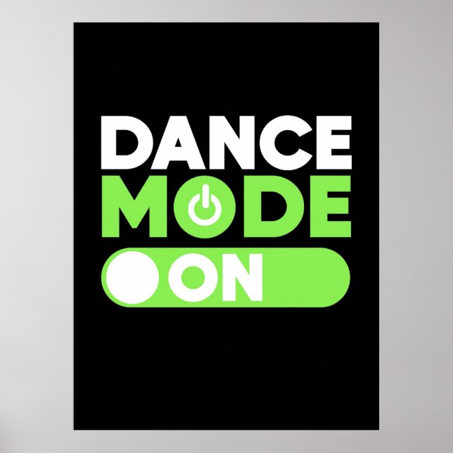 Affiche Mode Danse activé (Devant)