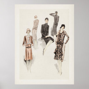 Affiche Mode féminine