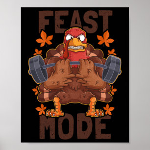 Affiche Mode fête Poids Turquie Jour Thanksgiving C