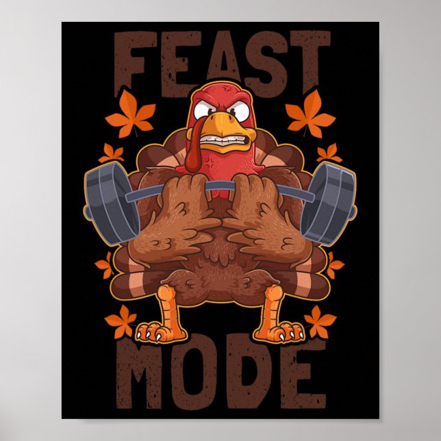 Affiche Mode fête Poids Turquie Jour Thanksgiving C (Devant)