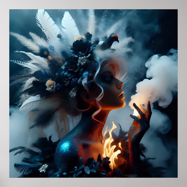 Affiche Mode glamour luxe imaginaire photo conte de fées (Devant)