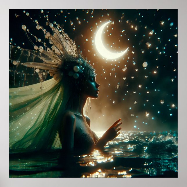 Affiche Mode glamour luxe imaginaire photo conte de fées (Devant)