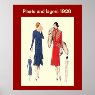 Affiche Mode historique 1928