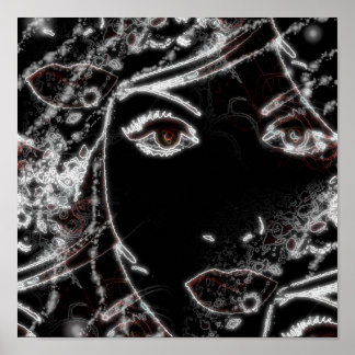 Affiche Mode imprimé français