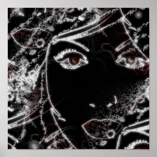 Affiche Mode imprimé français (Devant)