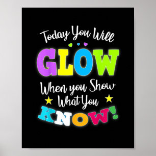 Affiche Mode Jour D'Essai Amusant Sur Les Idées De Test De