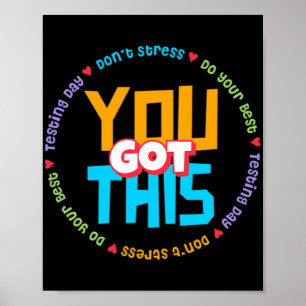 Affiche Mode Jour D'Étape Sur Le Test De L'Enseignant