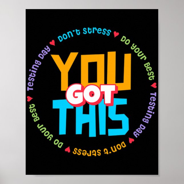 Affiche Mode Jour D'Étape Sur Le Test De L'Enseignant (Devant)