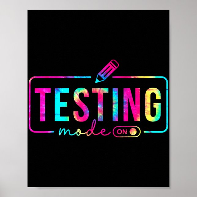 Affiche Mode Le Dernier Jour De L'École Jour De L'Examen E (Devant)