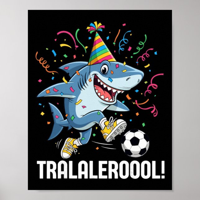 Affiche Mode Marqueur de But Mème de Football d'Anniversai (Devant)