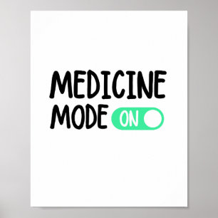 Affiche Mode médecine sur T-shirt