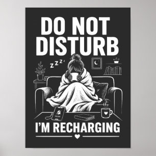 Affiche Mode Ne Pas Déranger Introverti