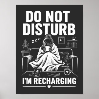 Affiche Mode Ne Pas Déranger Introverti