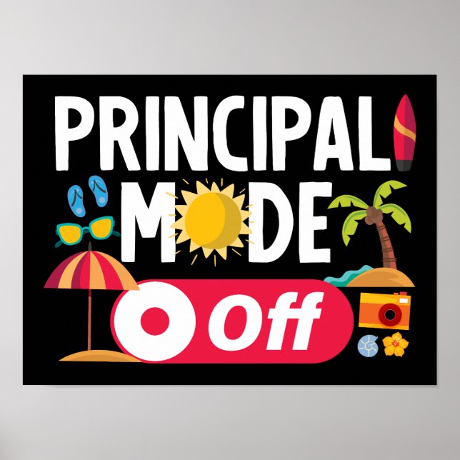Affiche Mode Principal Désactivé Dernier Jour De L'École É (Devant)