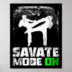 Affiche Mode Savate activé