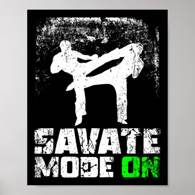 Affiche Mode Savate activé  (Devant)
