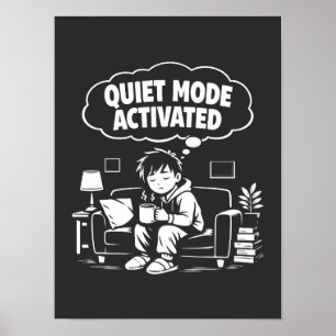Affiche Mode Silencieux Activé