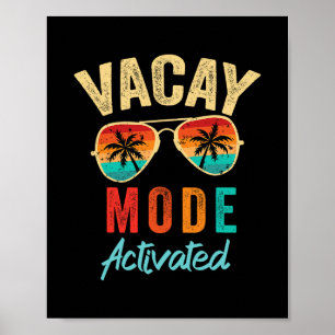 Affiche Mode Vacances Activé Vacances Été Croisière Séjour