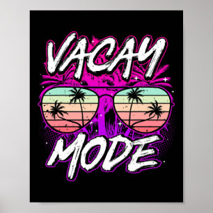 Affiche Mode Vacances Jolie Vacances Été Croisière Fête Ho