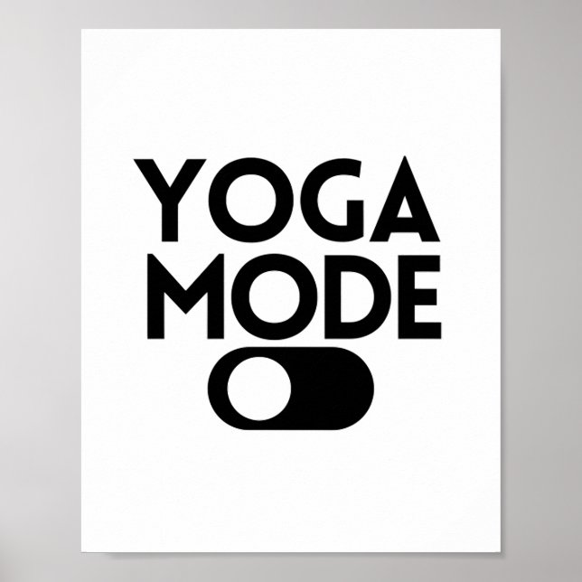 Affiche Mode Yoga (Devant)