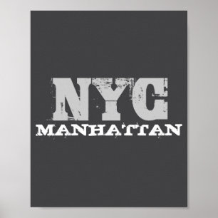 Affiche Modèle créatif de New York City Manhattan NYC