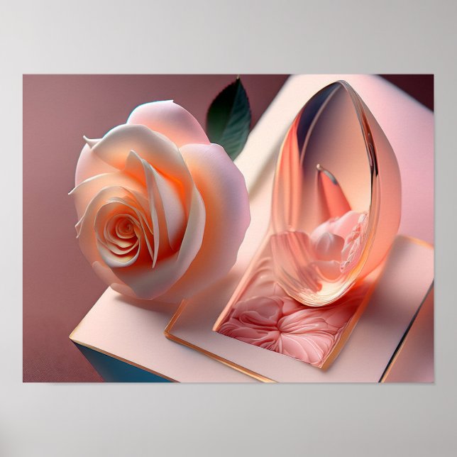 Affiche Modèle d'affiche d'art (Matte / Horizontal) (Devant)