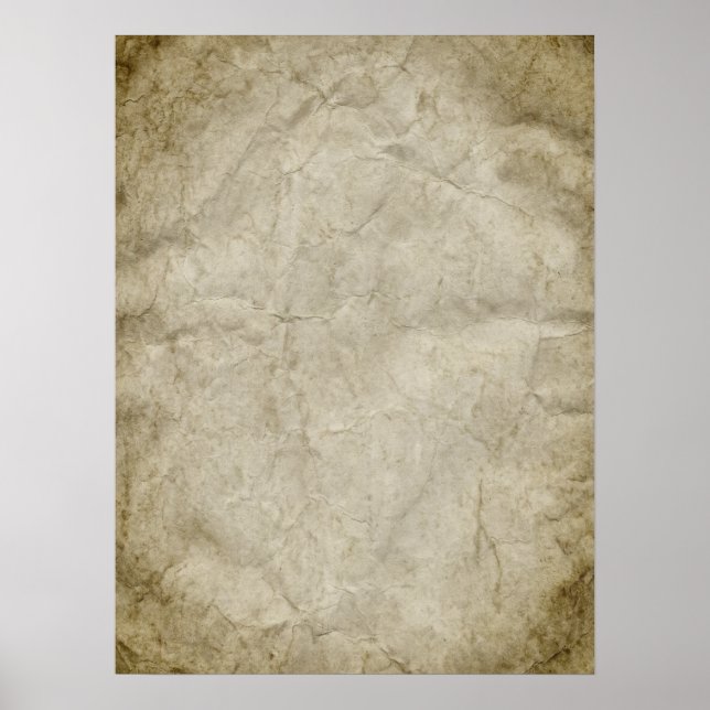 Affiche Modèle d'affiche en papier parchemin de fond (Devant)