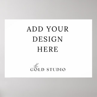 Affiche Modèle d'affiche paysager (20 x 30 pouces)