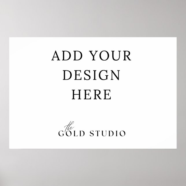 Affiche Modèle d'affiche paysager (20 x 30 pouces) (Devant)