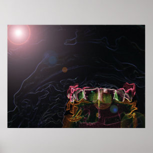 Affiche Modèle de dents Design dentiste Orthodontiste Post