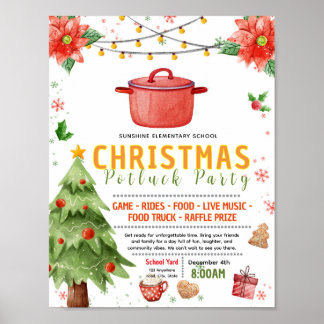 Affiche Modèle de flyer modifiable pour collecte de fonds 