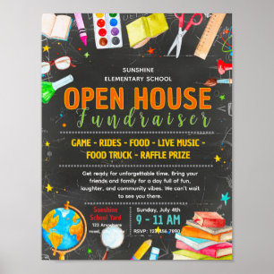 Affiche Modèle de flyer modifiable pour une collecte de fo