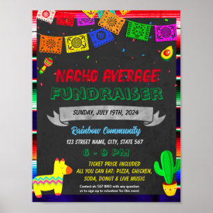 Affiche Modèle de l'événement Fiesta Fundraiser