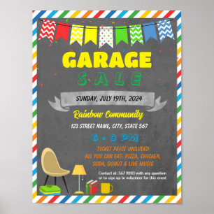 Affiche Modèle de l'événement Garage Sale